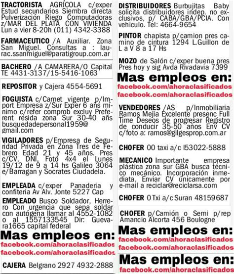 empleos clasificados los angeles|los clasificados de hoy.